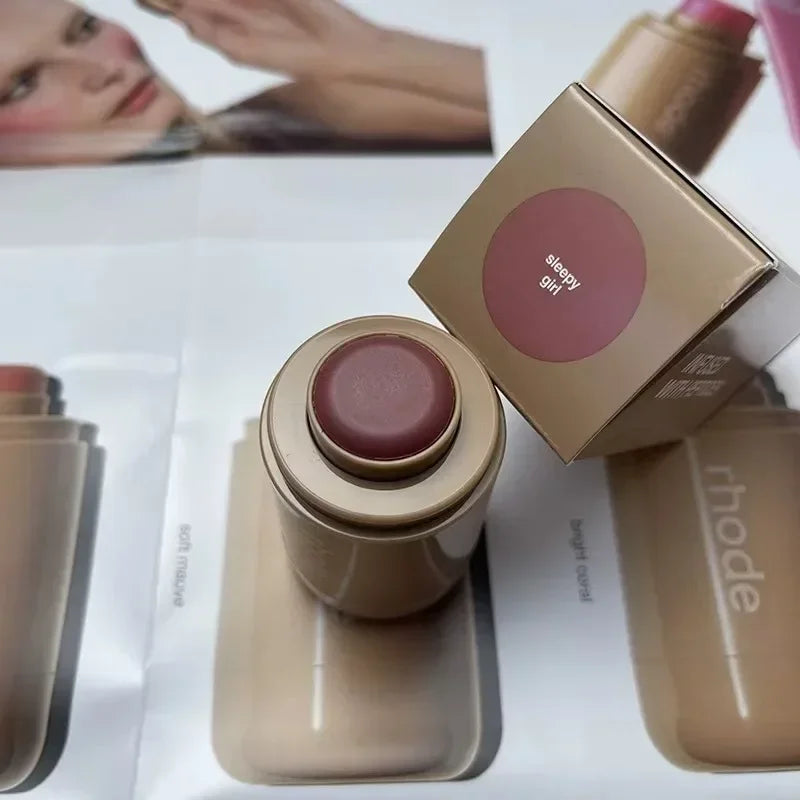Blush e Batom Cremoso Multifuncional Rhode Glow – Efeito Natural e Hidratação Intensa