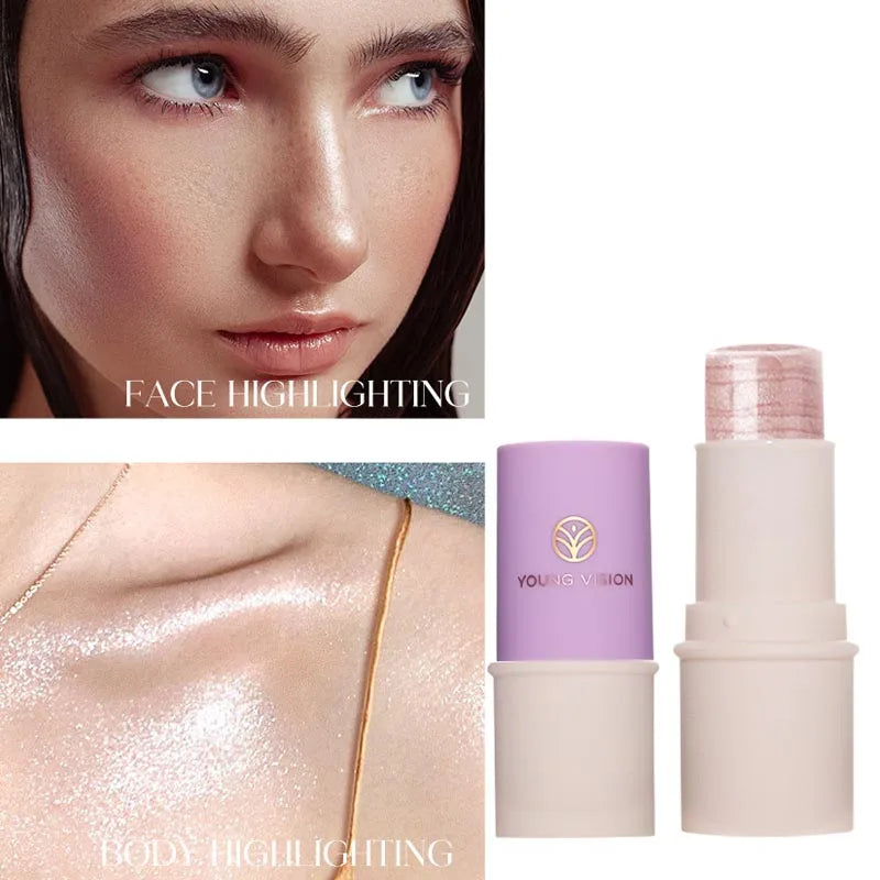Stick Multifuncional Magia Glow 3 em 1: Contorno, Iluminador e Bronzeador
