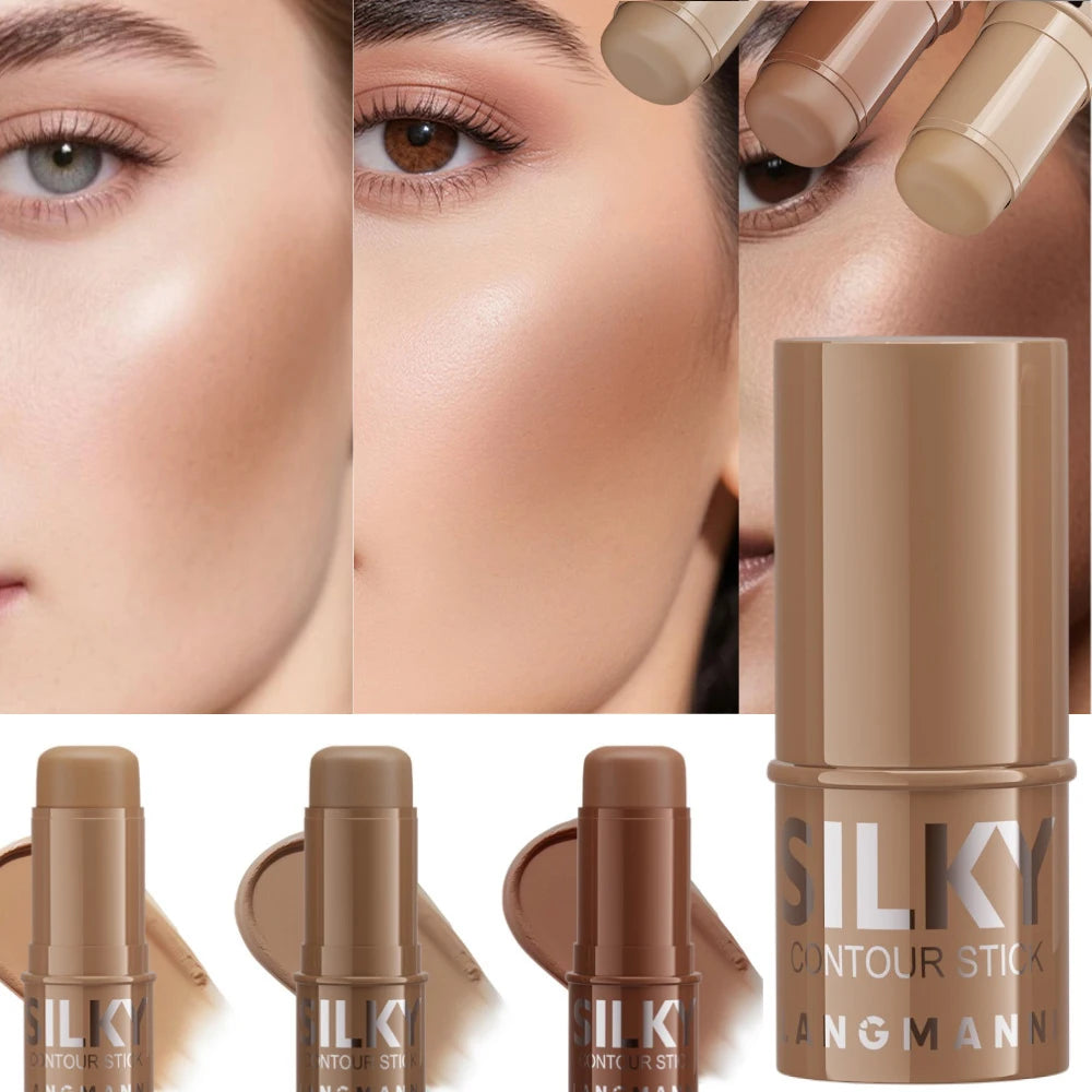 Stick Multifuncional Magia Glow 3 em 1: Contorno, Iluminador e Bronzeador