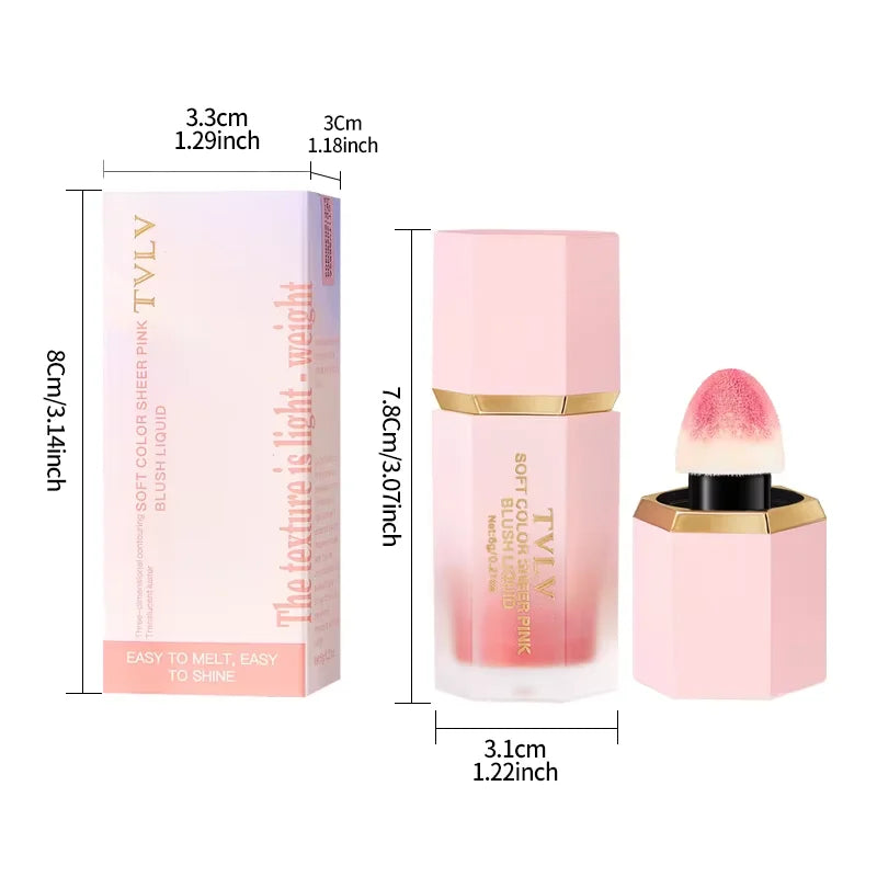 Blush Líquido Multifuncional Magia Glow – Efeito Natural e Longa Duração