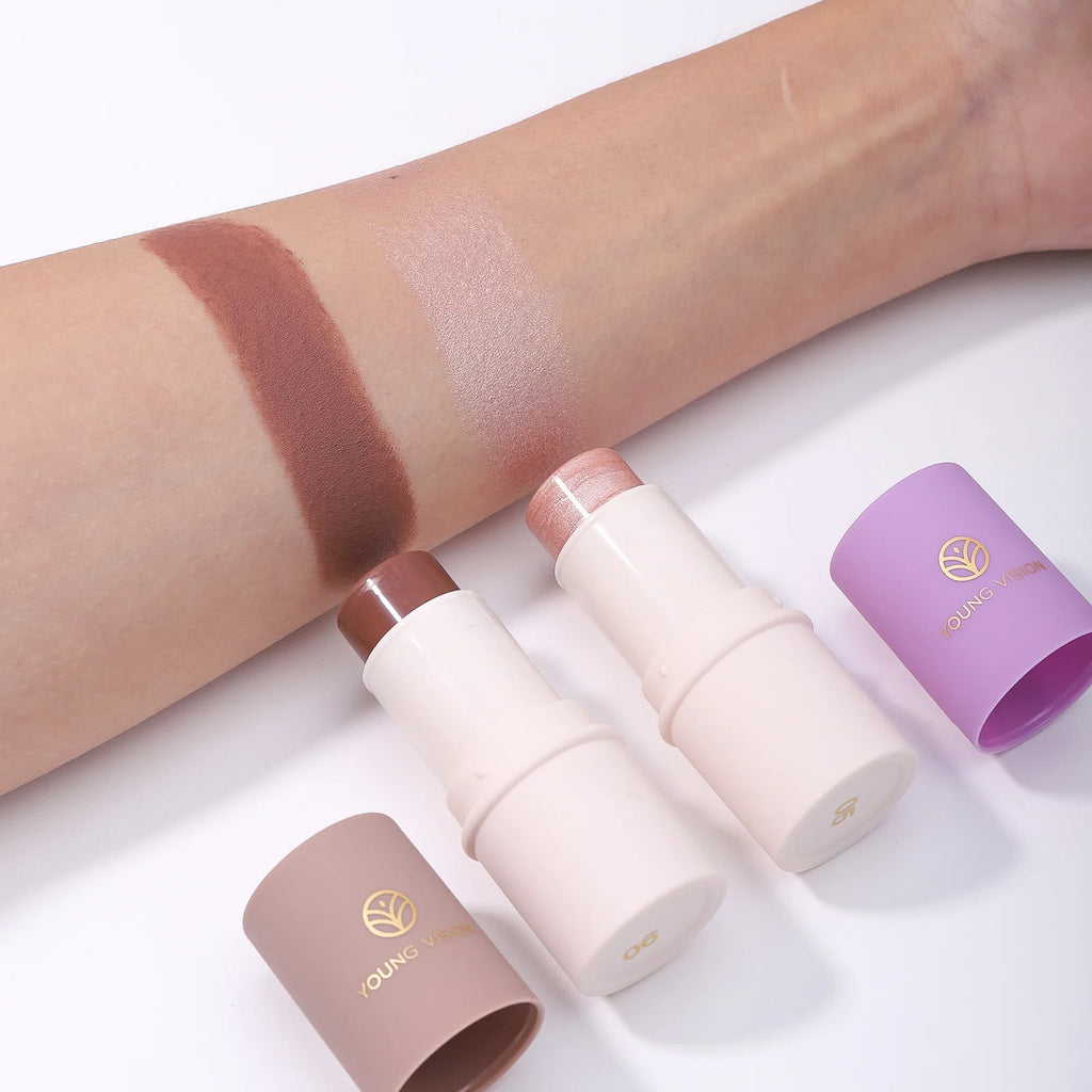 Stick Multifuncional Magia Glow 3 em 1: Contorno, Iluminador e Bronzeador