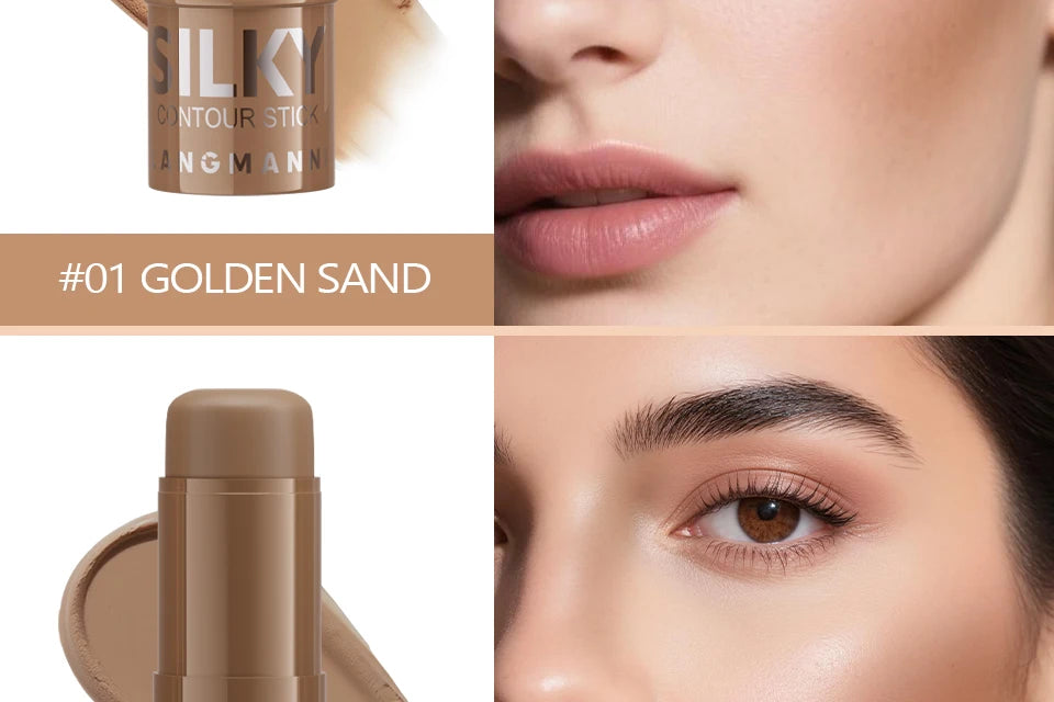 Stick Multifuncional Magia Glow 3 em 1: Contorno, Iluminador e Bronzeador
