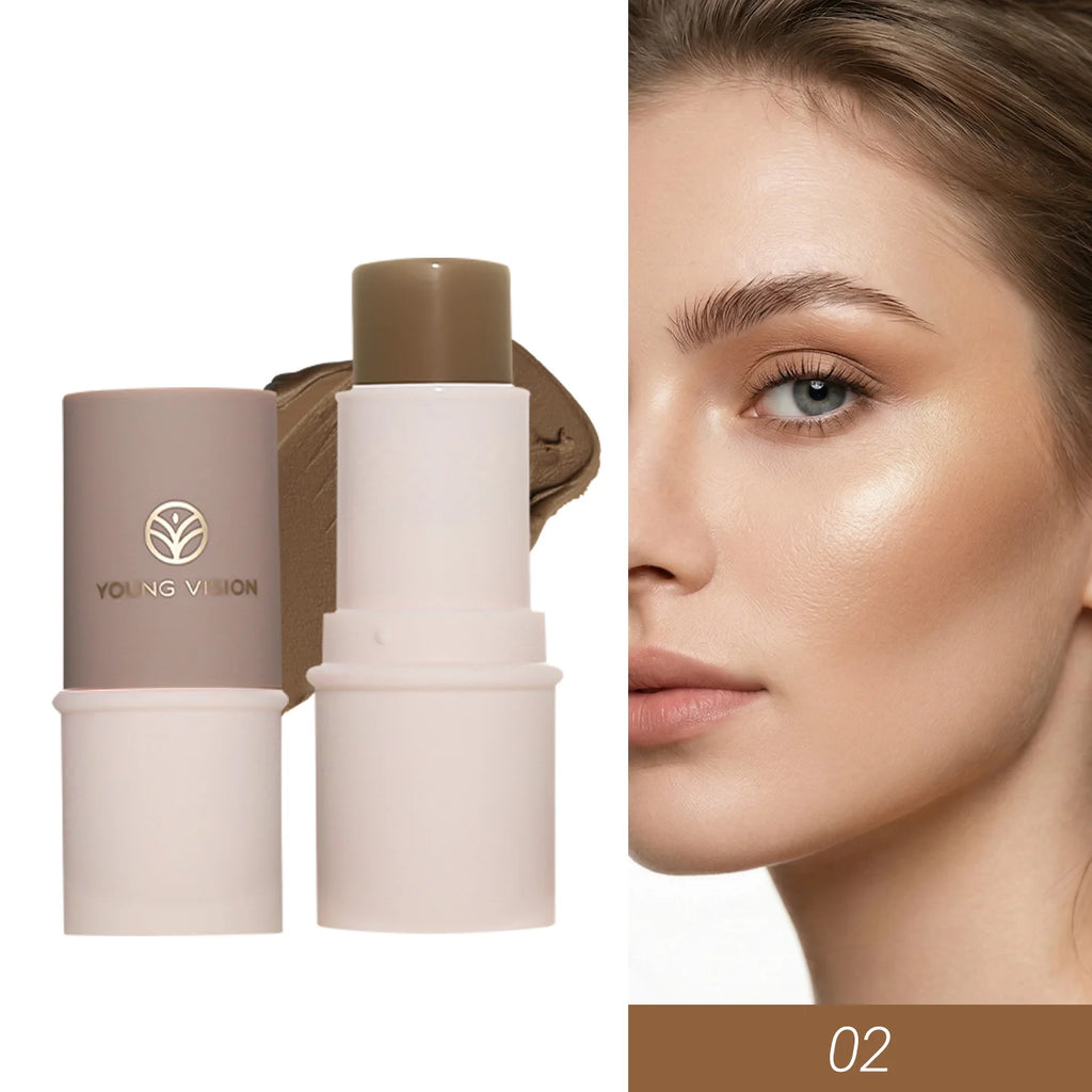 Stick Multifuncional Magia Glow 3 em 1: Contorno, Iluminador e Bronzeador